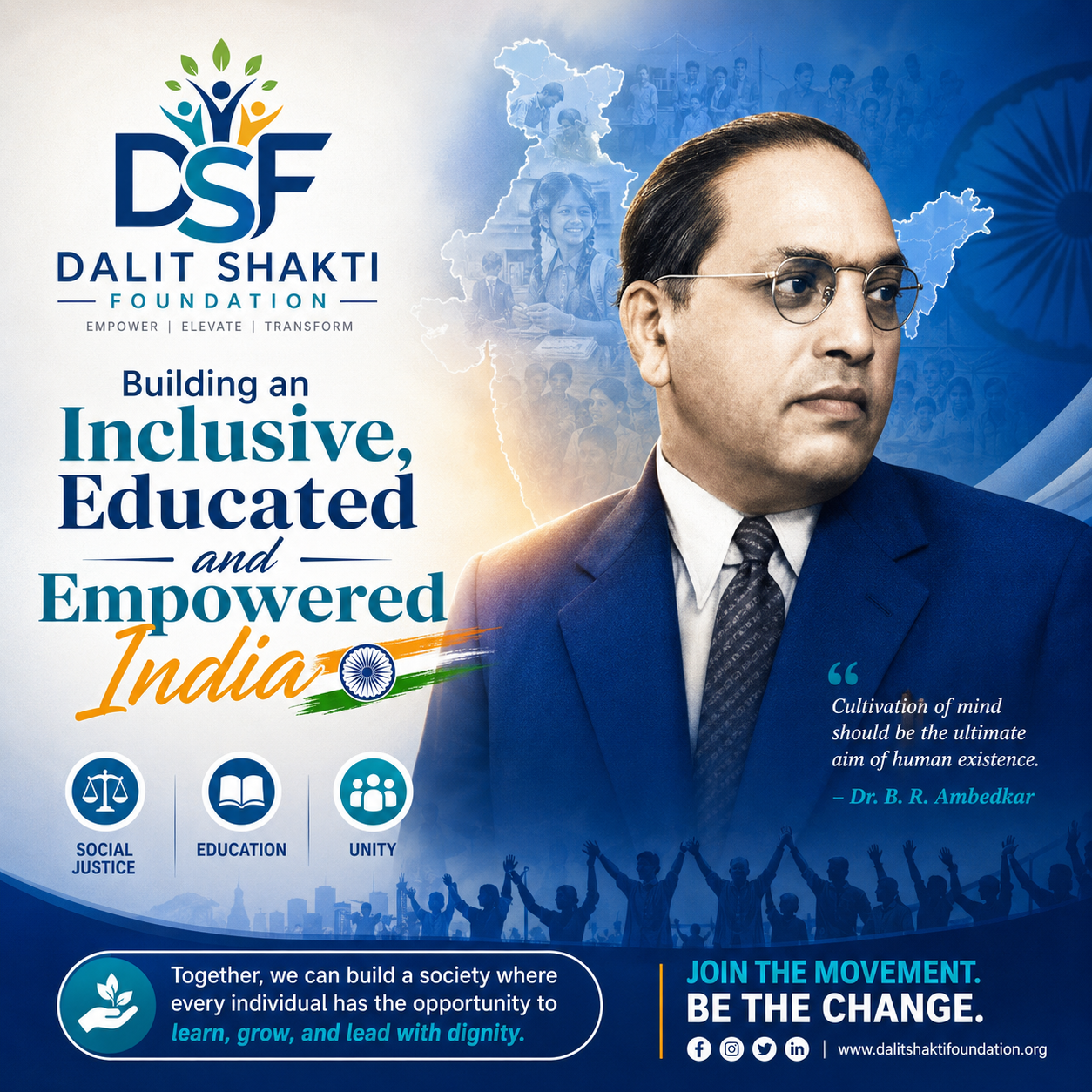 Dalit Shakti Foundation wings artwork